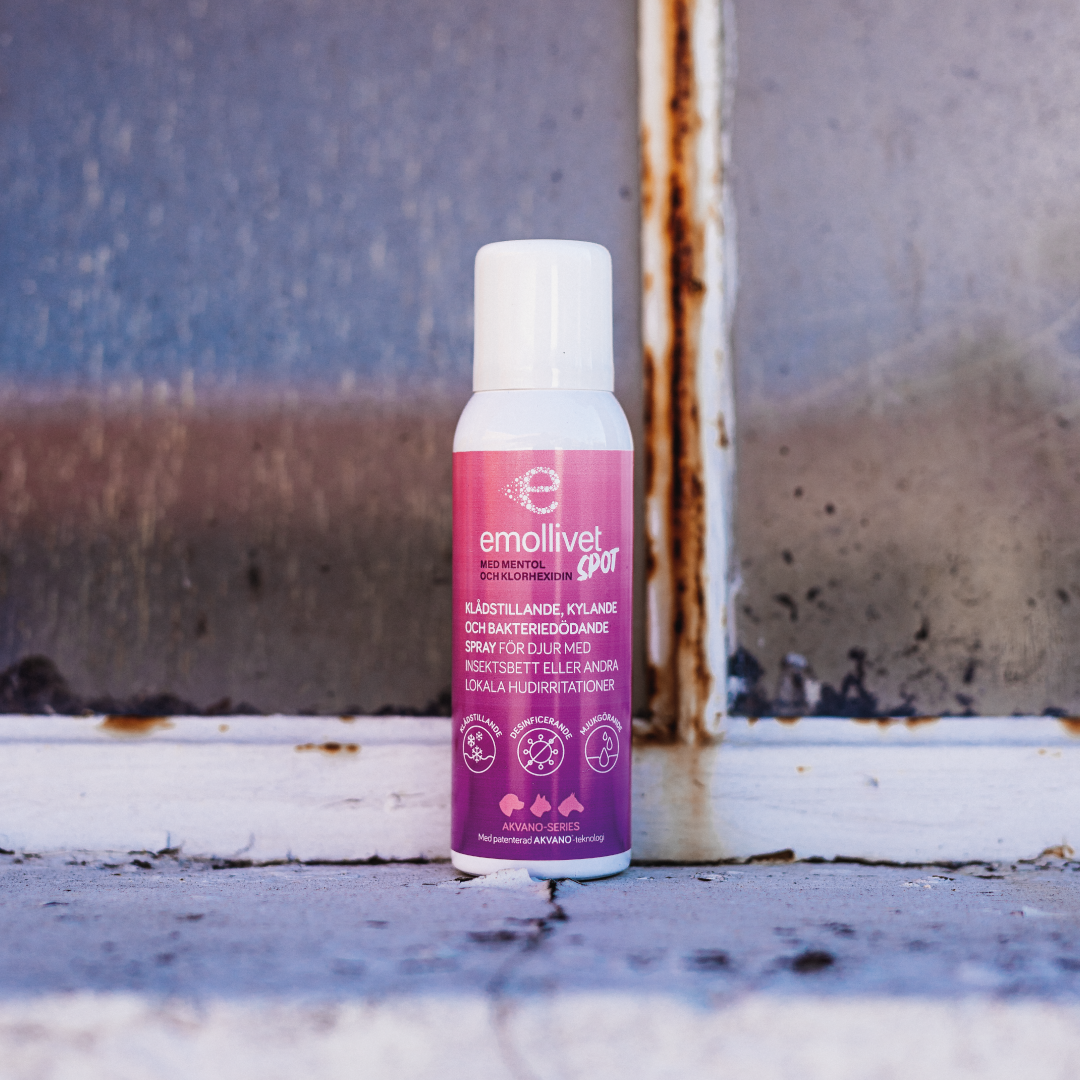 
                  
                    Emollivet SPOT - Juckreizlinderndes und antibakterielles Spray für Pferde und Hunde
                  
                