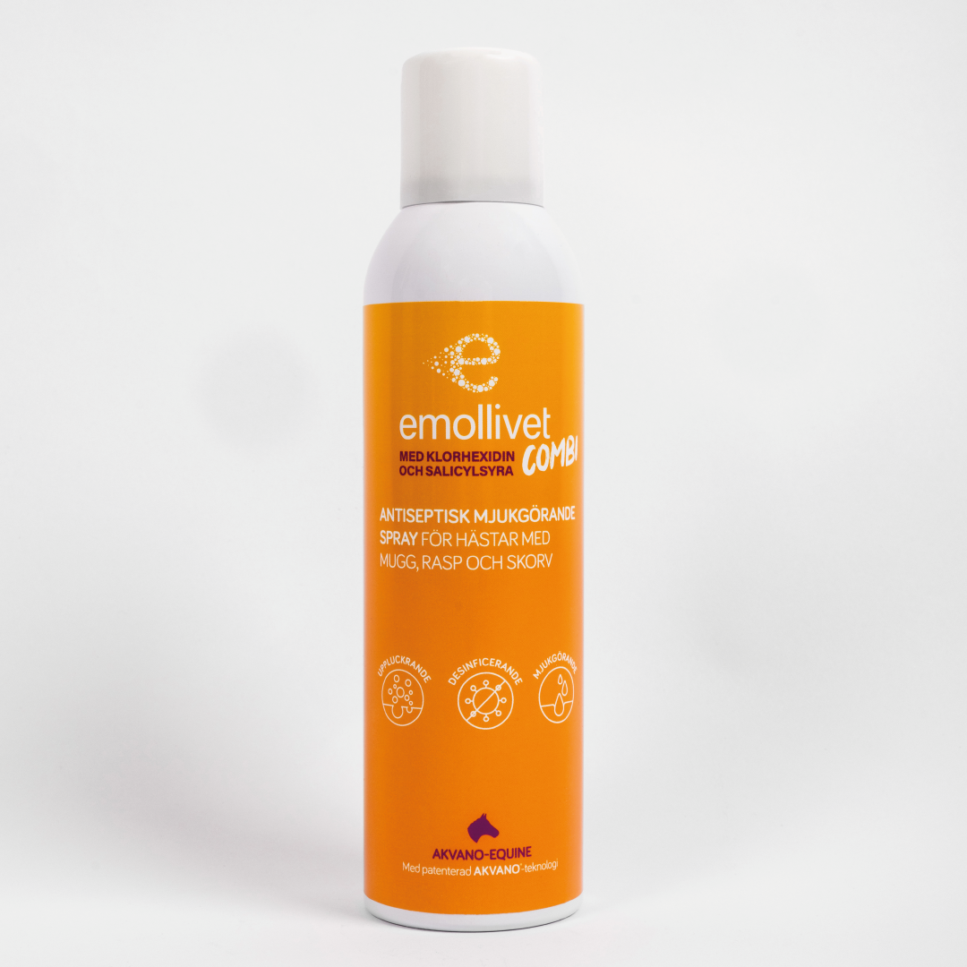 
                  
                    Emollivet COMBI - Spray für Pferde bei Mauke, Raspe und Schorf
                  
                